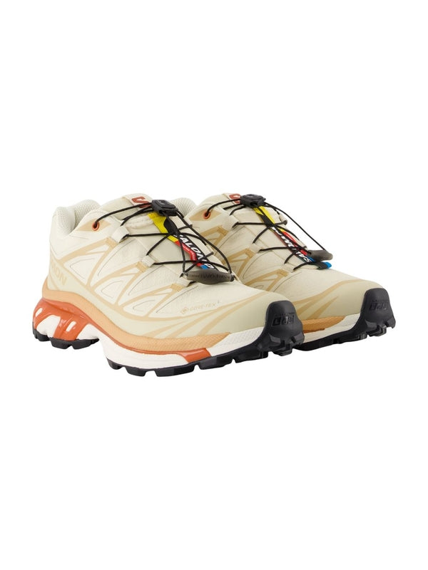 Salomon Beige Low Top Sneakers