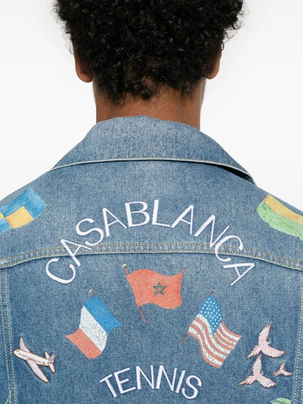 Tennis Club Denim Trucker Jacket