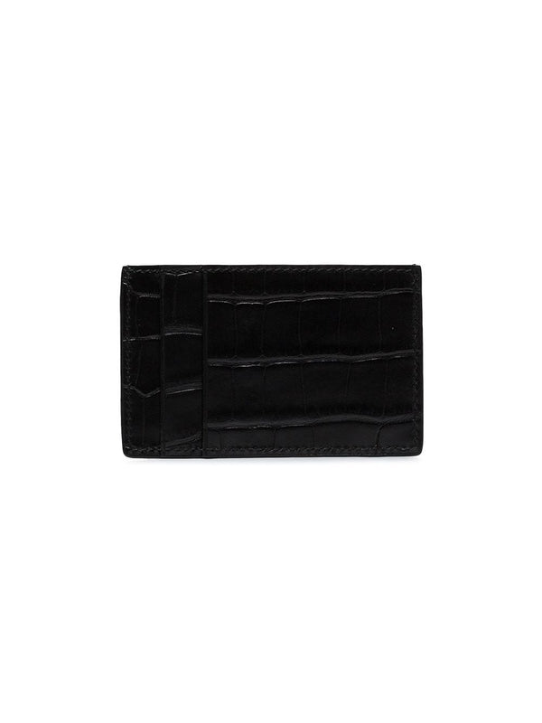 Alexander Mcqueen Black Card Holder