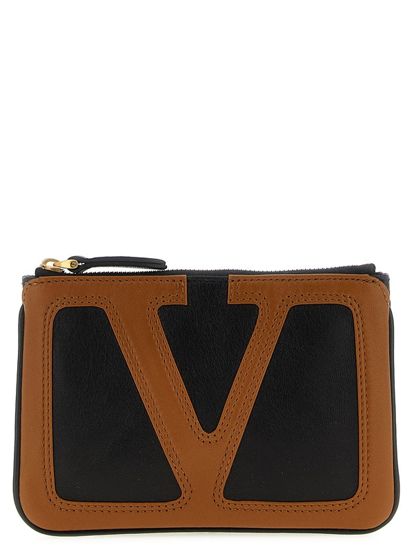 Valentino Brown Card Holders