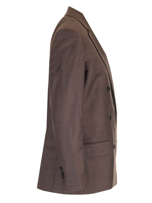 Double-breasted Wool Tailored Jacket