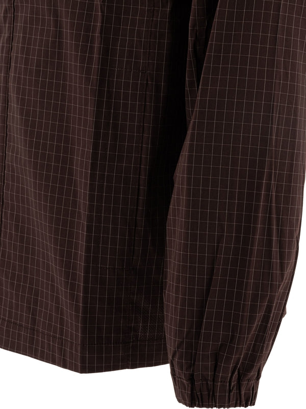 Check Pattern Cotton Blend Shirt