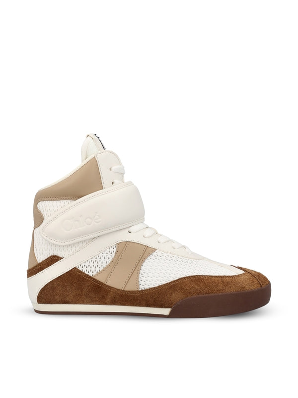 Kick Velcro Suede High-top Sneakers