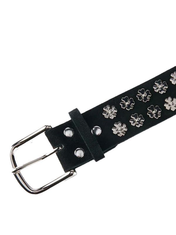 Bode Clover Charm Suede Belt