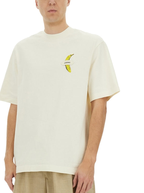 Banana Logo Cotton Short-Sleeve T-Shirt