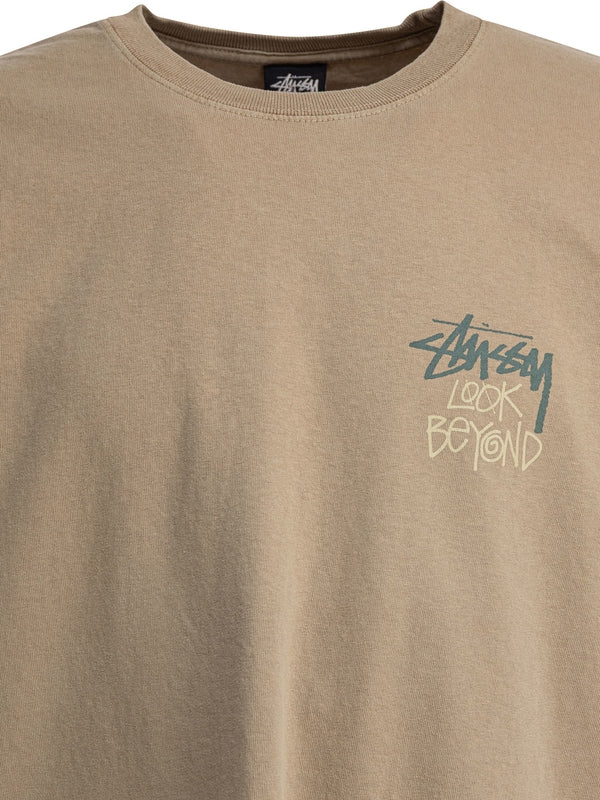 Stussy LOOK BEYOND Beige Half Sleeve