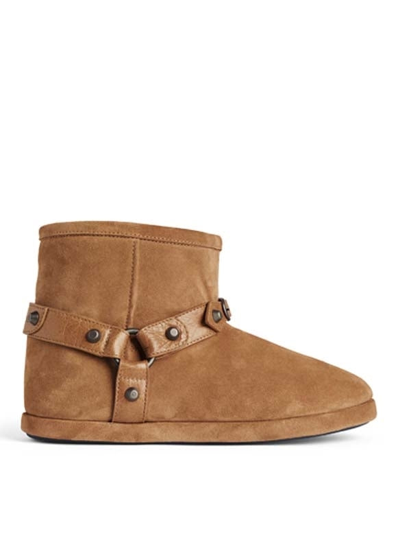 Balenciaga Brown Ankle Boots