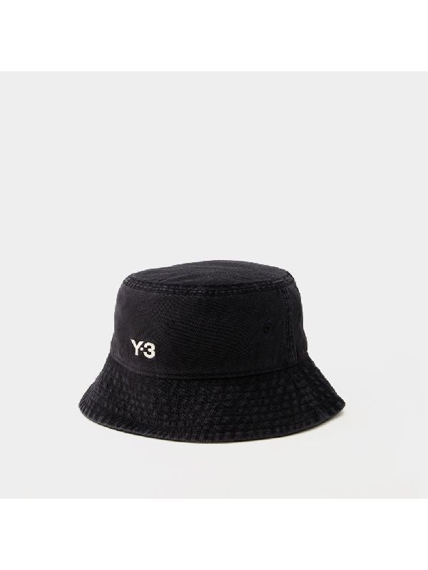 Bucket Hat - Y-3 - Cotton - Black Bucket Hats