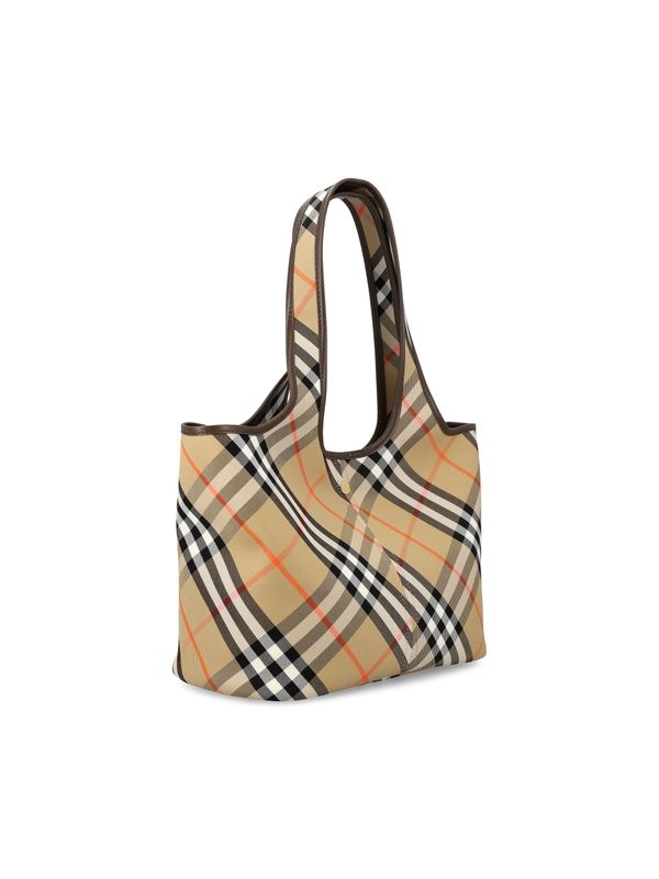 BURBERRY - Vintage Check Small Tote Bag - Jente