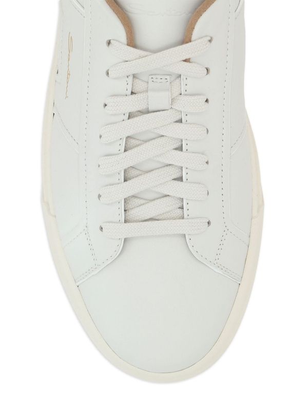 Logo Leather Lowtop Sneakers