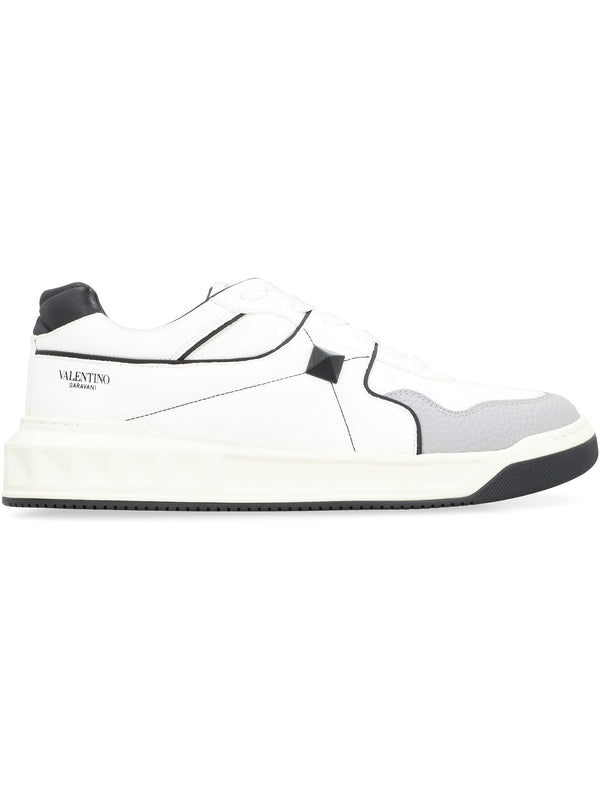 Valentino White Low Top Sneakers