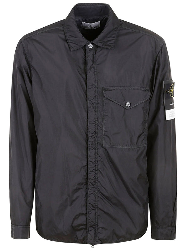 Wappen Patch Nylon Shirt Jacket