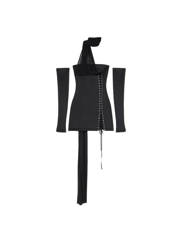 Blumarine Black Mini Dress