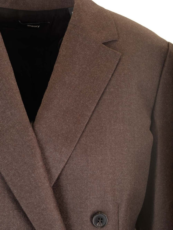 Double-breasted Wool Tailored Jacket