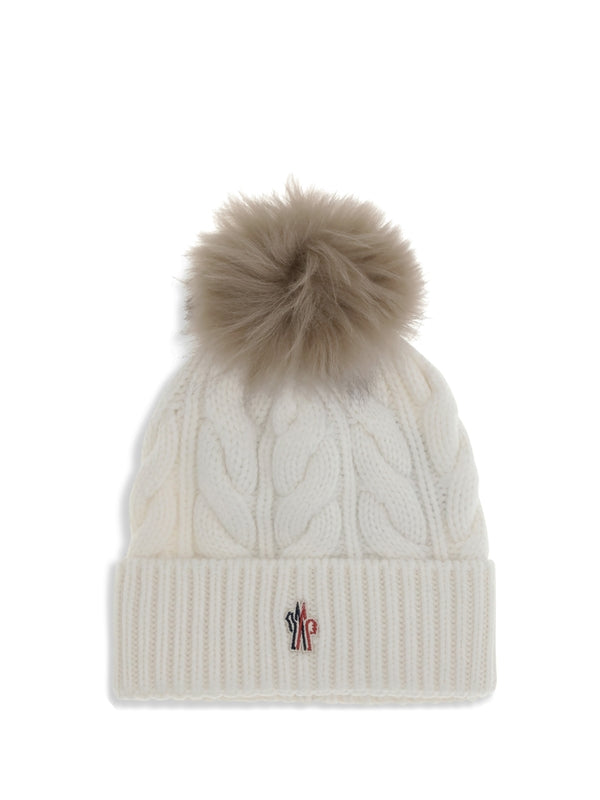 Moncler White Beanies
