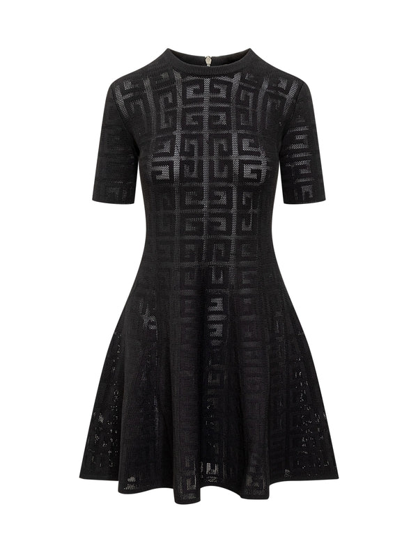 4g Pattern Mini Dress