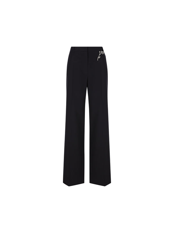 Crystal Detail Tailored Pants