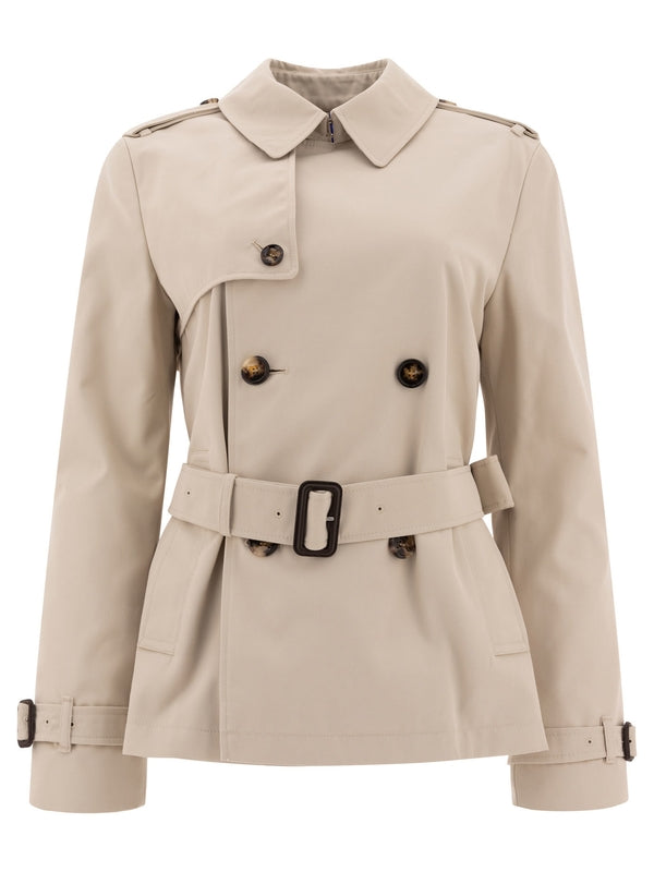 Waist Belt Short Trench Coat