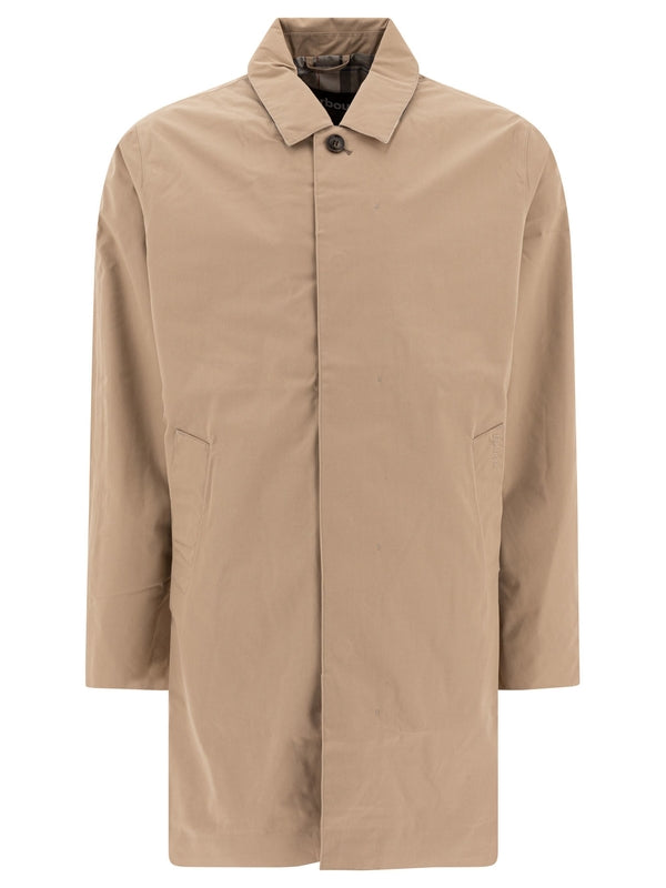 Logo Embroidery Detail Coat