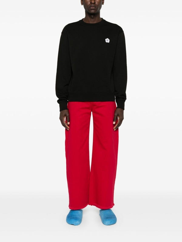 Bokeh Flower Cotton Sweatshirt