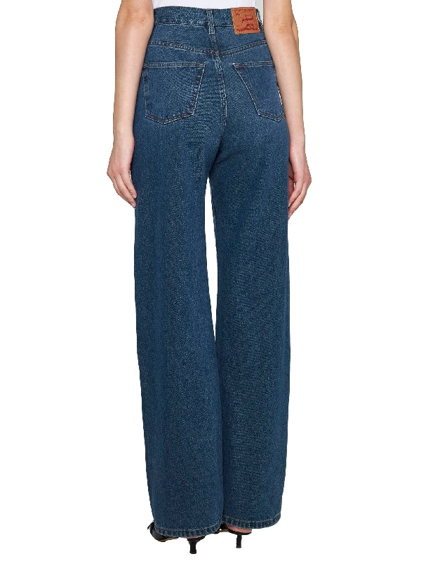 Cutout Denim Pants