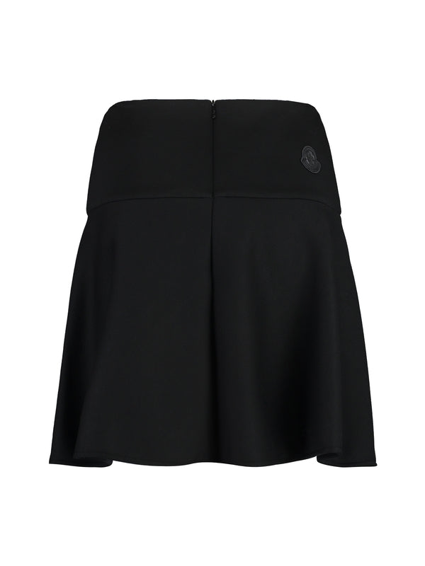 Back Logo Patch Mini Skirt