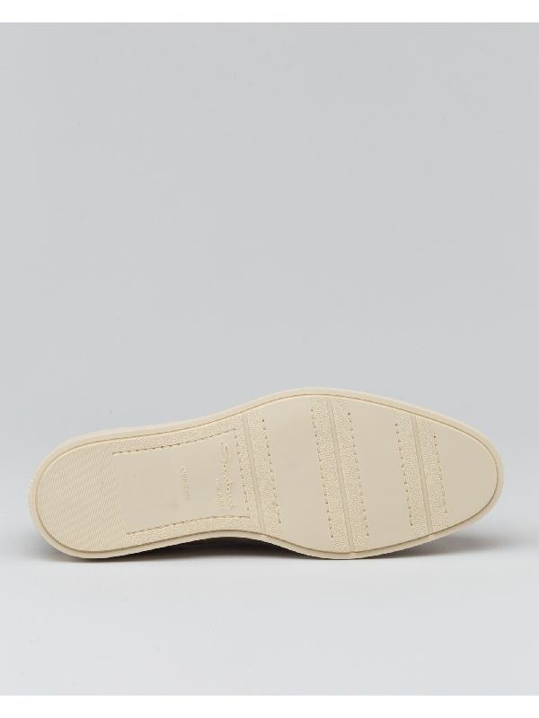 Stitch Detail Suede Loafers