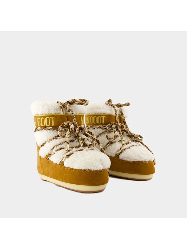 Icon Shearling Lace-up Boots