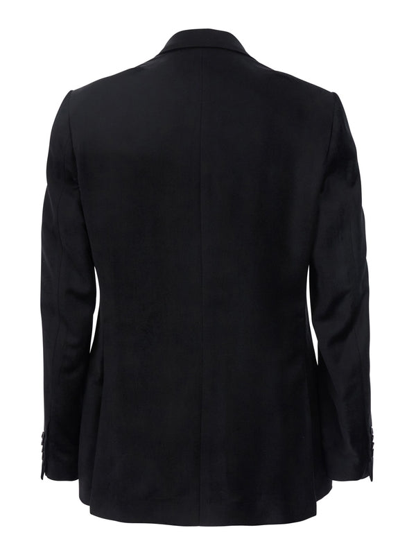 Black Single Velvet Jacket