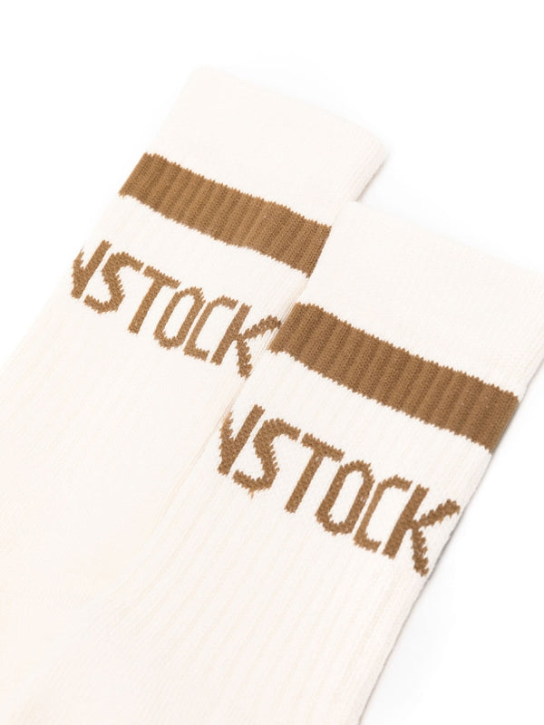 Logo Jacquard Cotton Socks