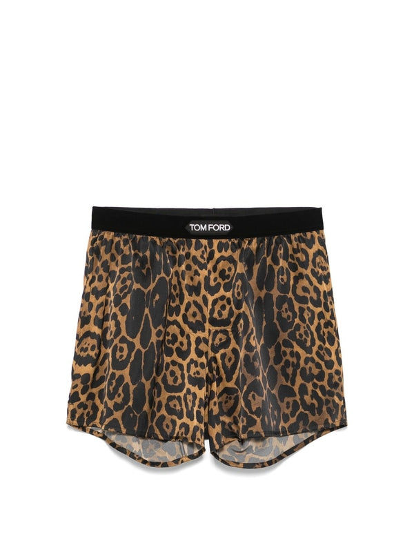 Logo Band Leopard Printing
  Brief