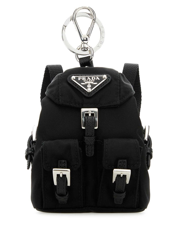 Triangle Logo Backpack Pouch Keyring