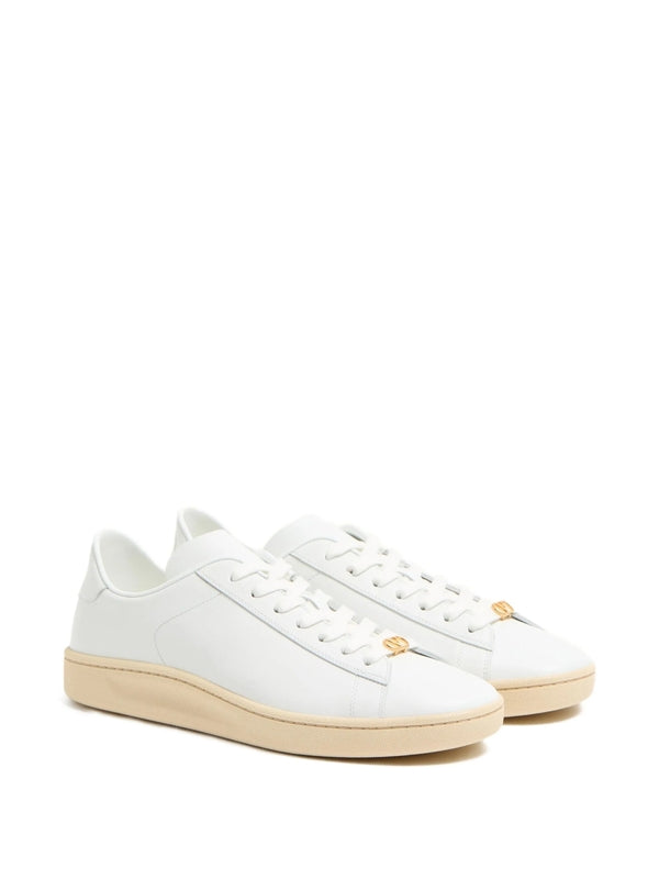 Valentino White Low Top Sneakers