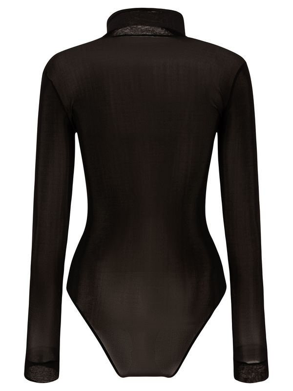 High Neck Viscose Nylon Bodysuit