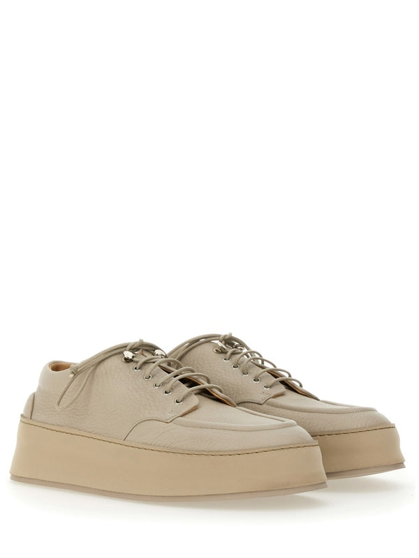 Round Toe Derby Low-Top Sneakers