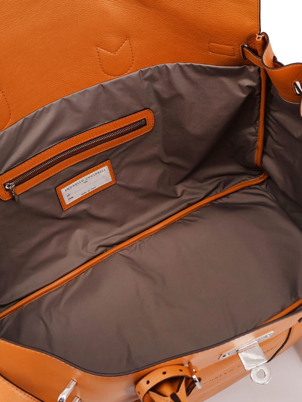 Brunello Cucinelli Brown Boston Bags