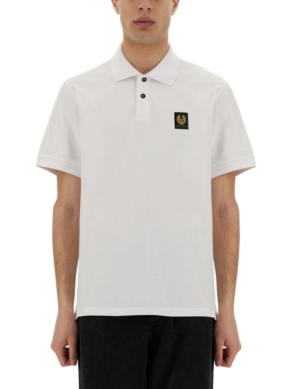 Chest Logo Cotton Polo Shirt