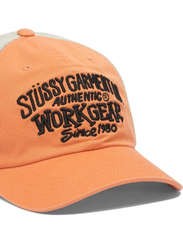 Stussy LP WORKGEAR Orange Cap