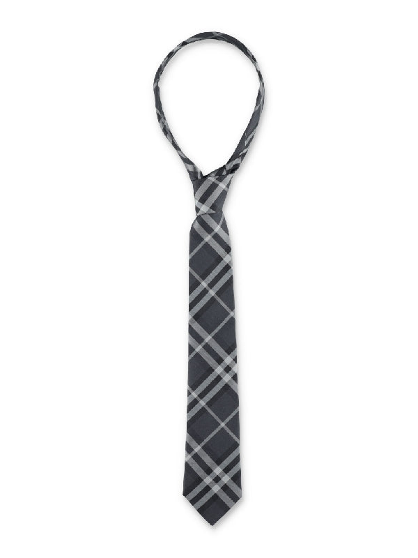 Manston Check Pattern Silk Tie