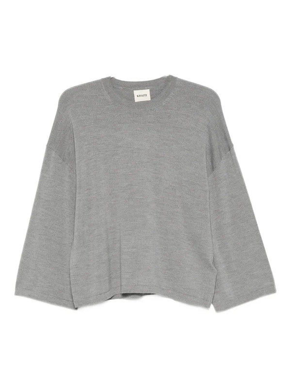 Khaite Grey Knitted