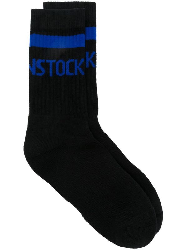 Jacquard Logo High Top Socks