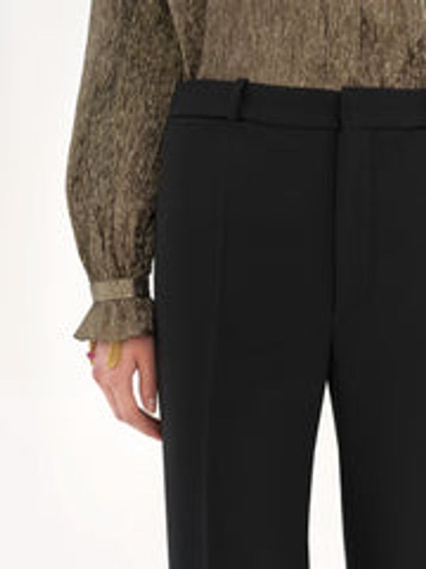 Wool Flare Tailored-fit Pants