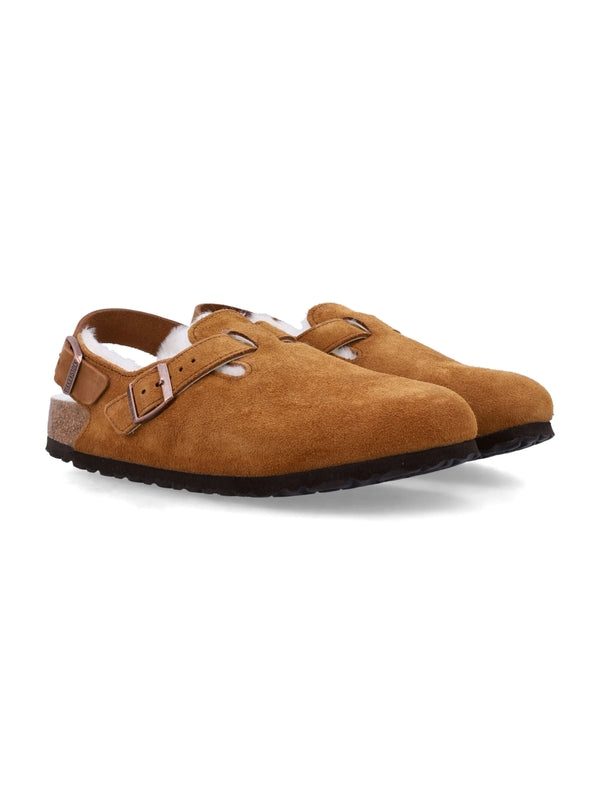 Tokyo Shearling Suede Sandals