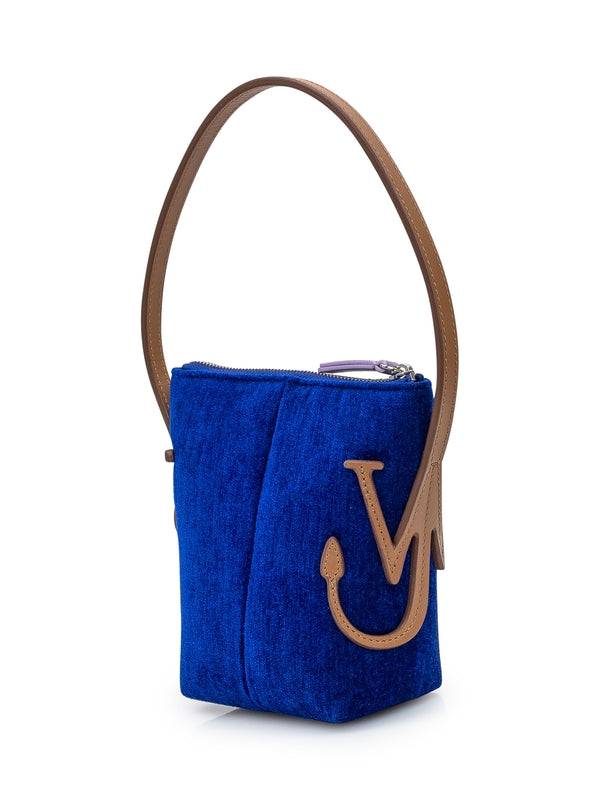 Anchor Logo Zipper Mini Bucket Bag