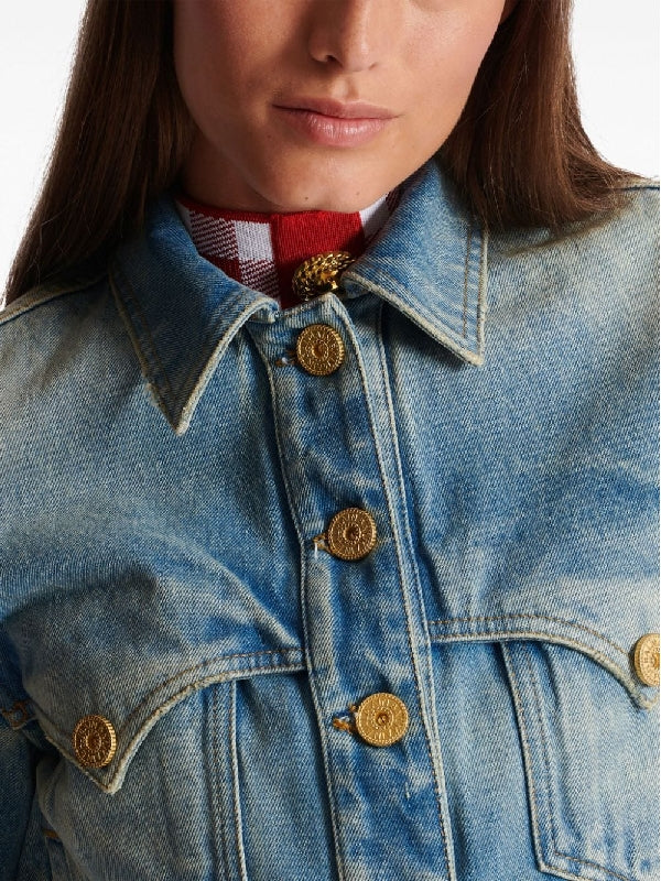 Vintage Washing Cotton Denim Jacket