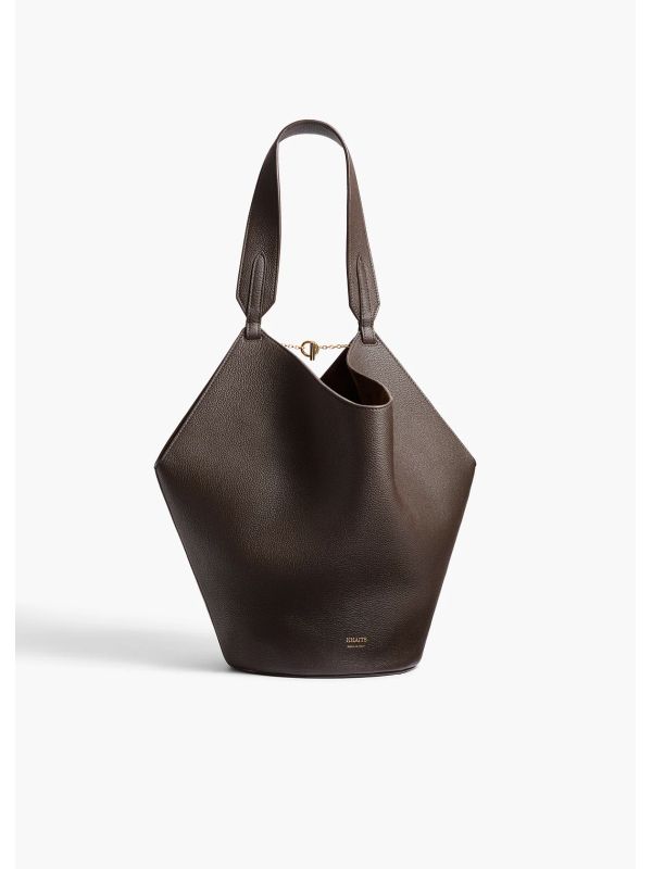 Lotus Calfskin Small Tote Bag