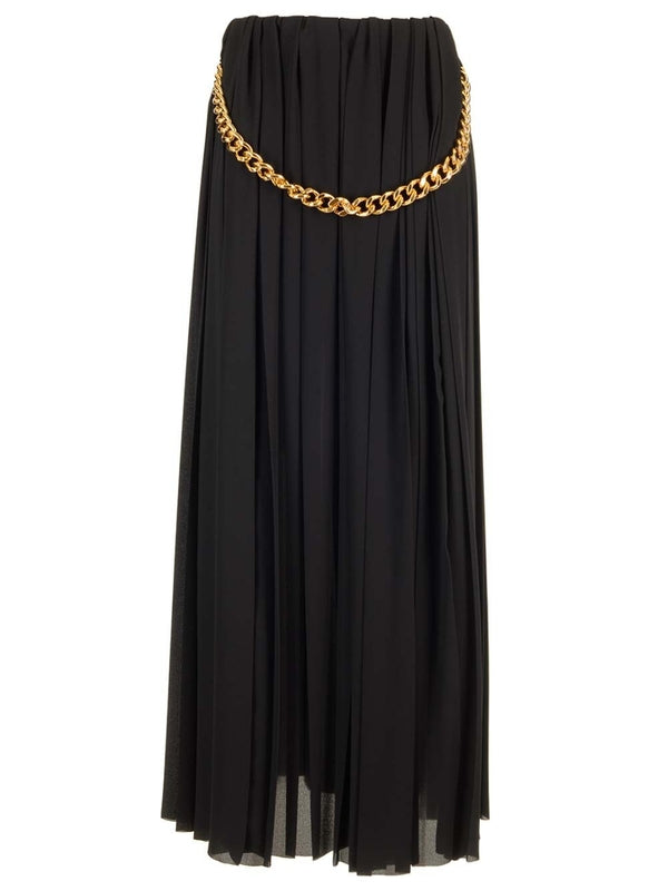 テクニカルクレーププリーツスカート