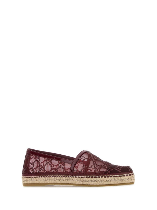 Gucci Burgundy Espadrilles