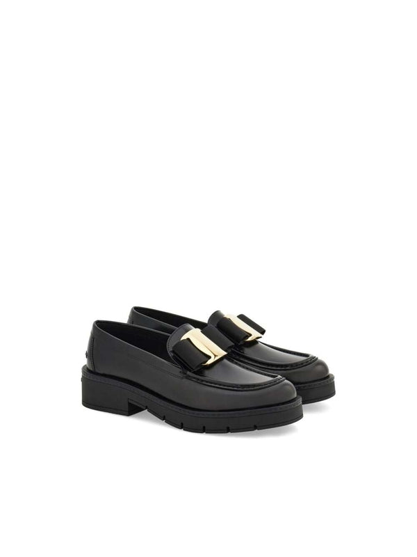 Vara Bow Leather Loafers