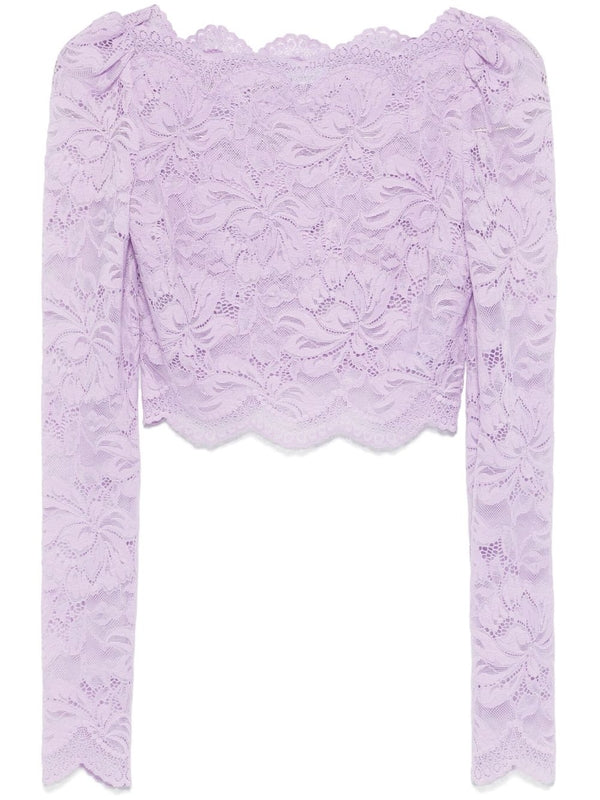 Flower Lace Detail Longsleeve